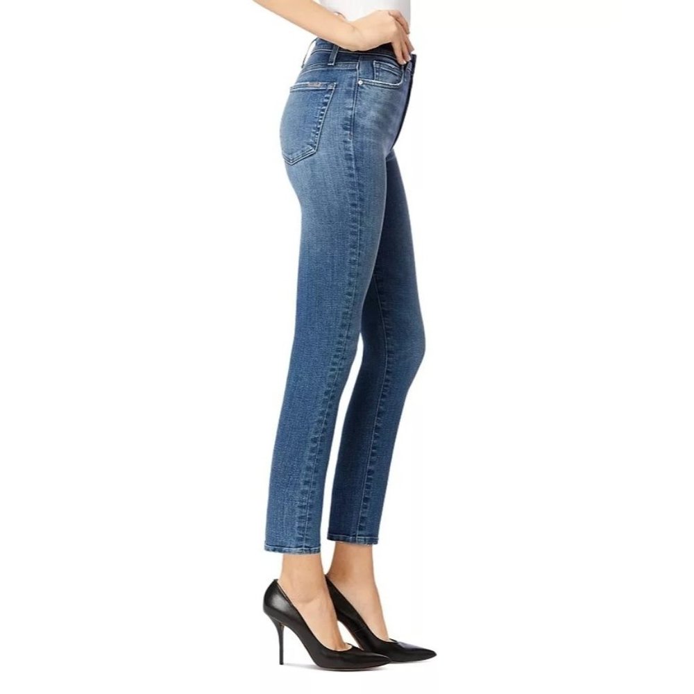 JOE'S JEANS The Lara Mid Rise Cigarette Ankle Jeans In Andover - Size 27 - Picture 3 of 4